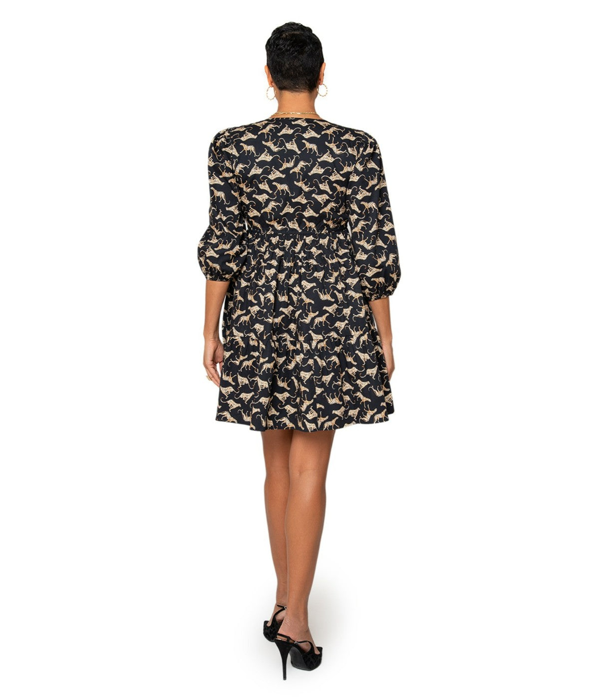 Scattered Cheetah Black