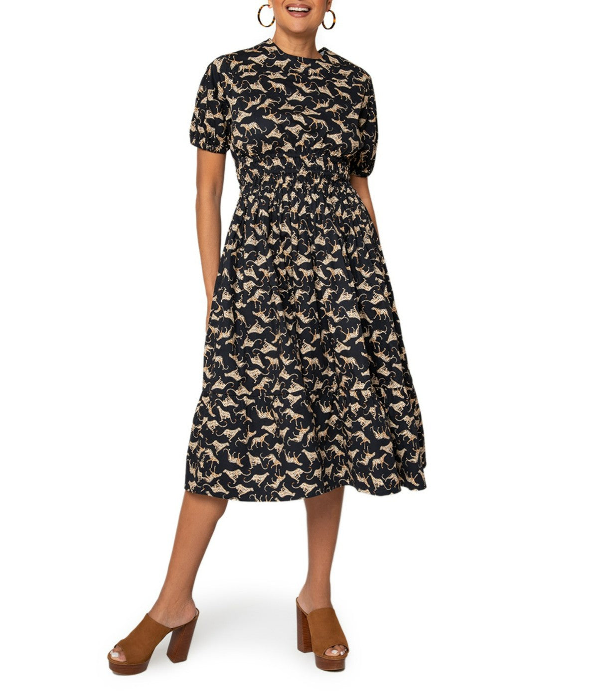 Scattered Cheetah Black