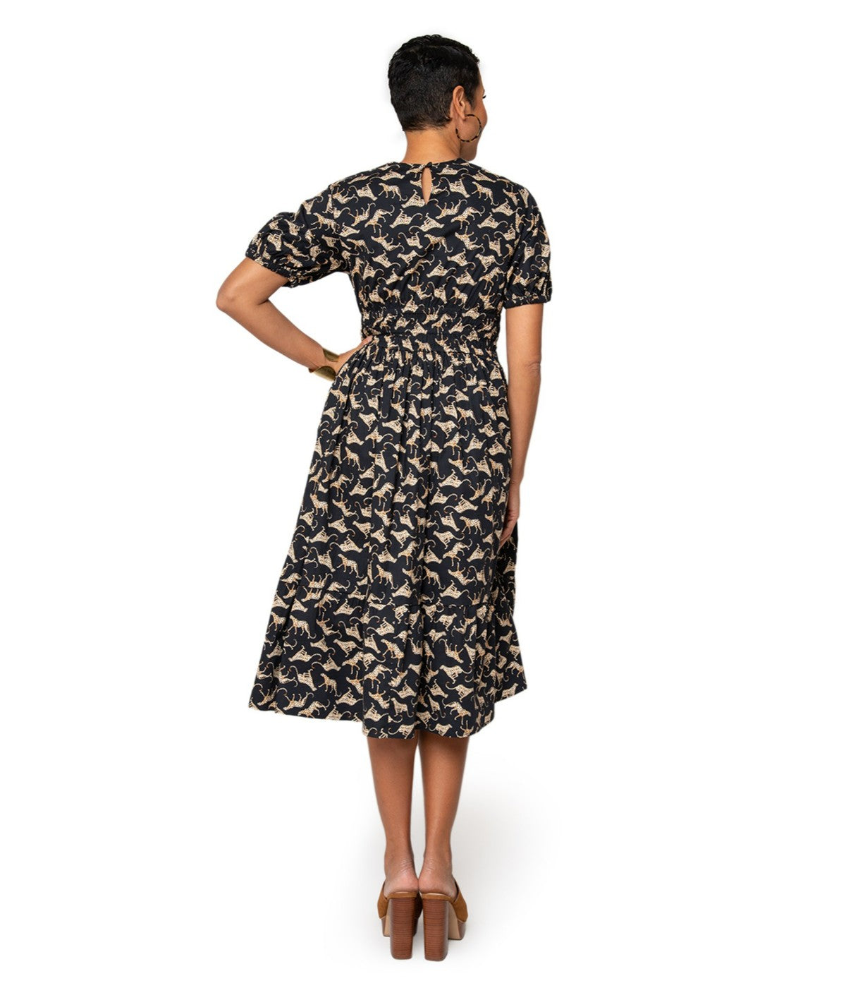 Scattered Cheetah Black