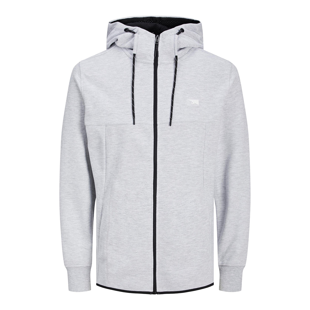 High Neck Zip Hoodie - Main Image