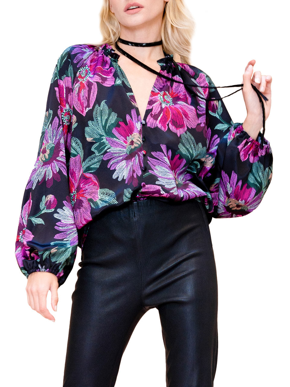 Face Print Blouse