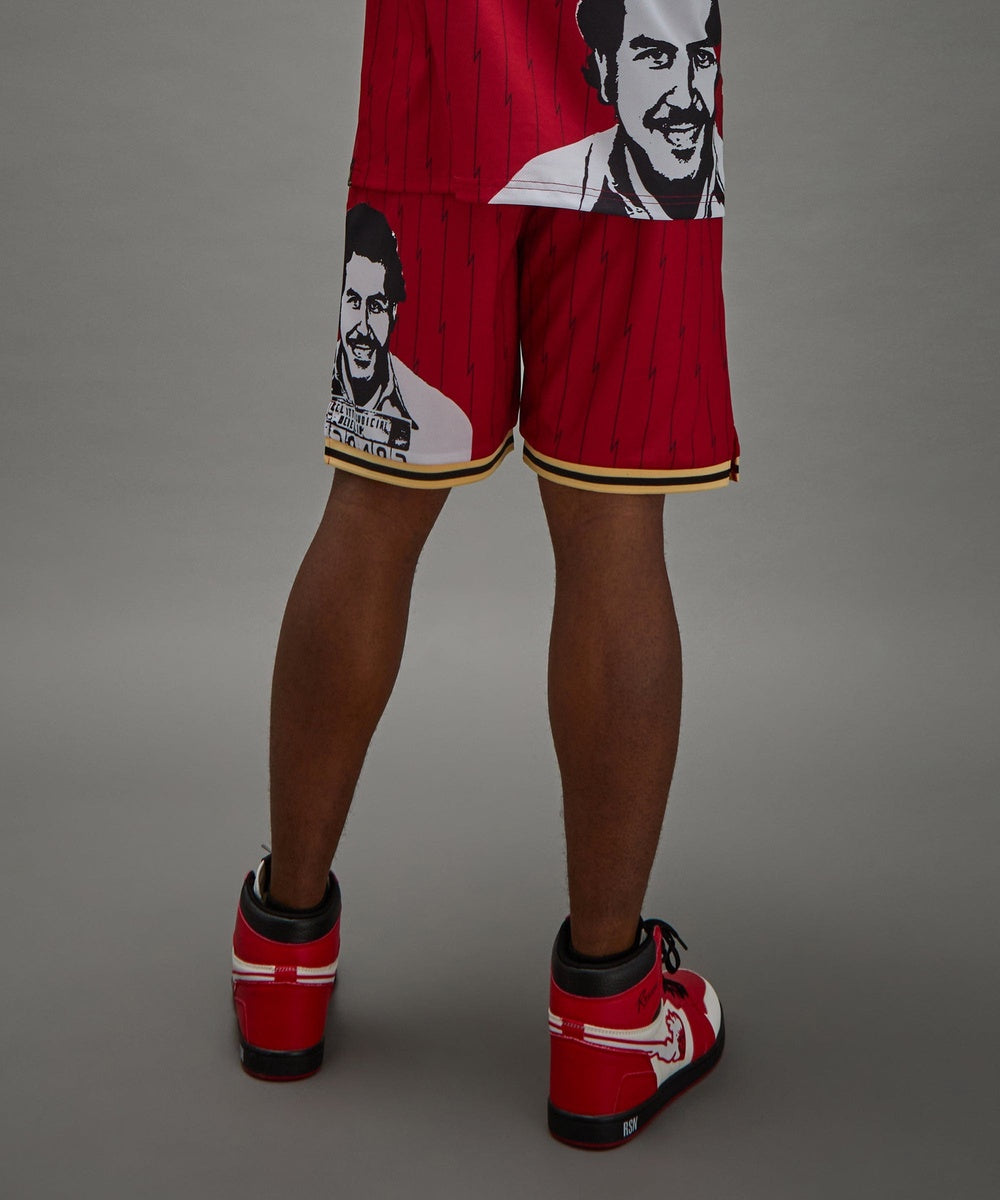 Pablo Basketball Shorts - Red