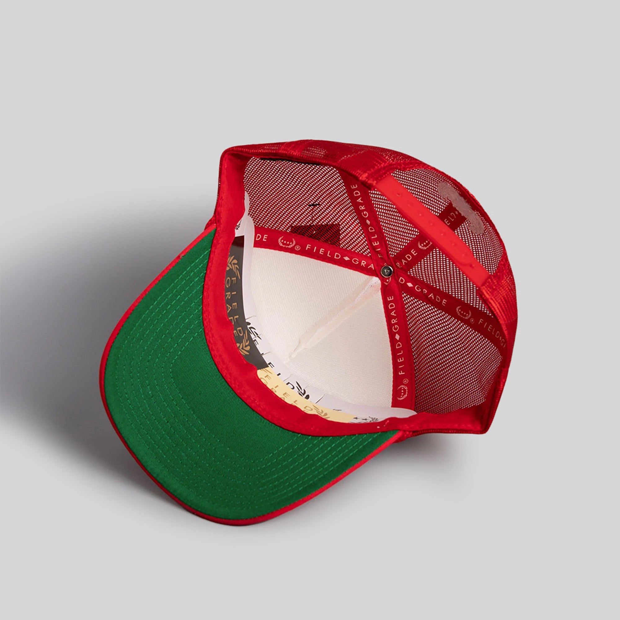 NO F*CKS GIVEN RED TRUCKER HAT