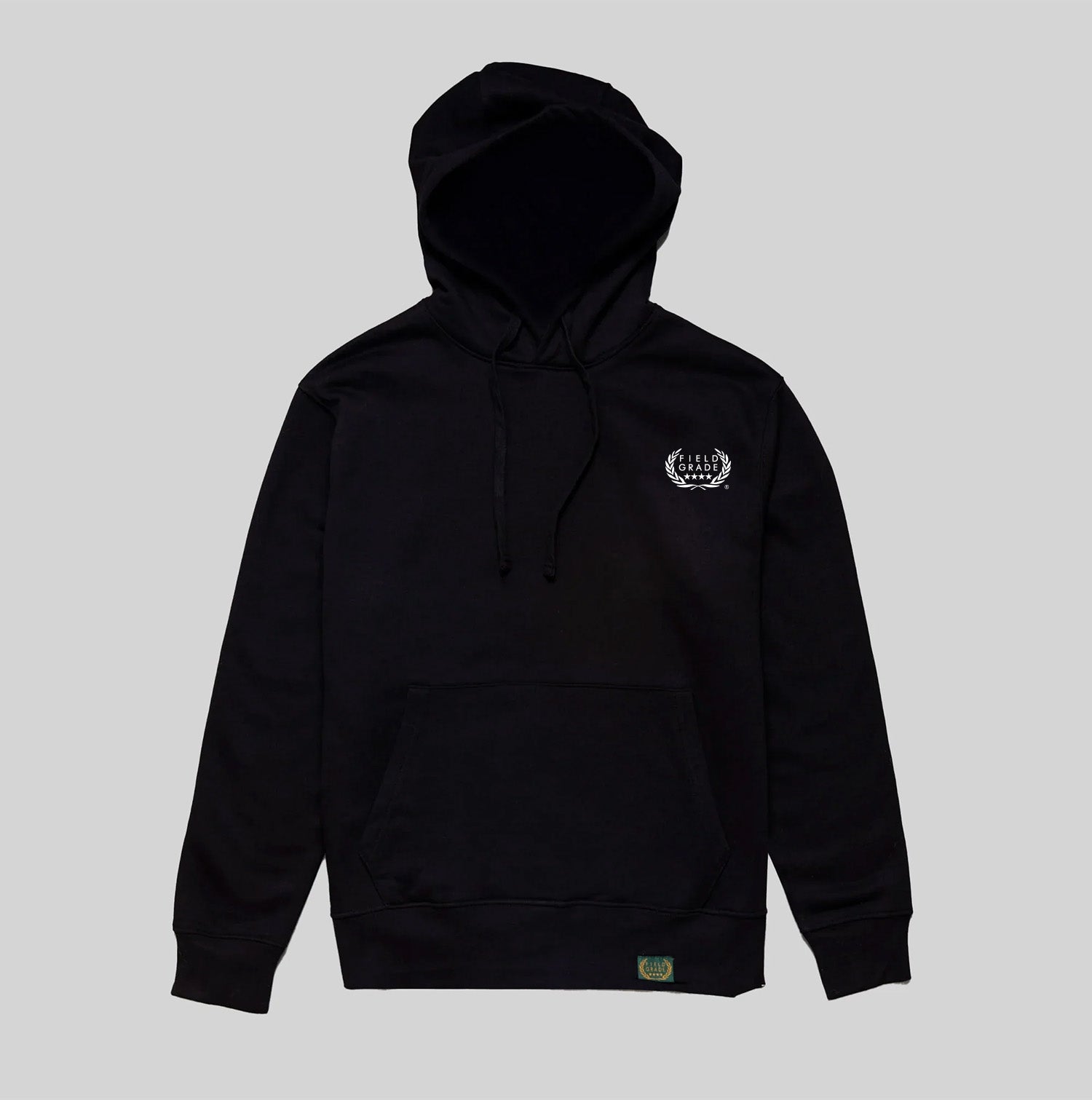 FG CHAMPS NO F*CKS GIVEN BLACK POLY COTTON HOODIE
