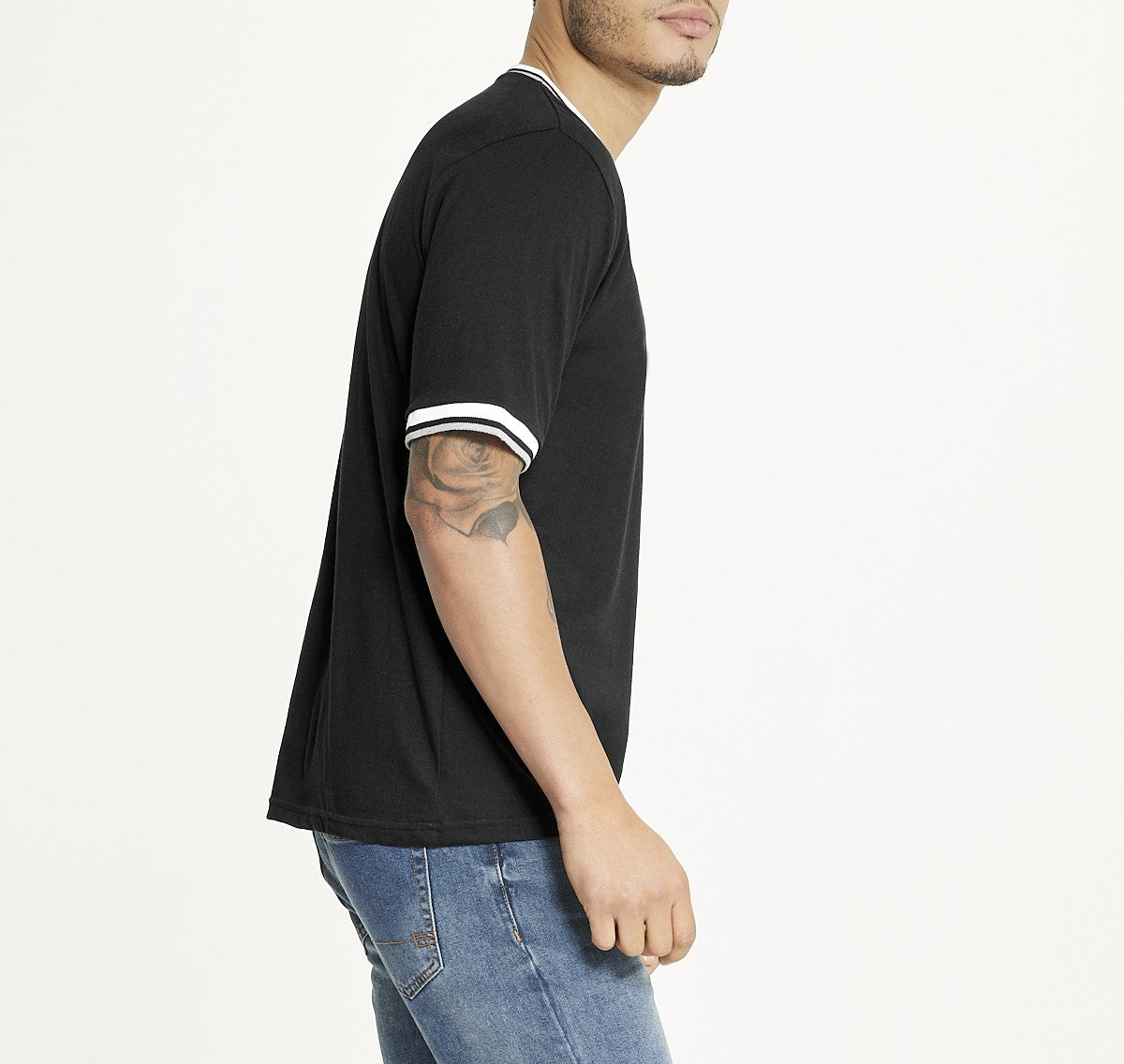 Brooklyn Laundry Men's Tonal Embroidery Crew Neck Tee