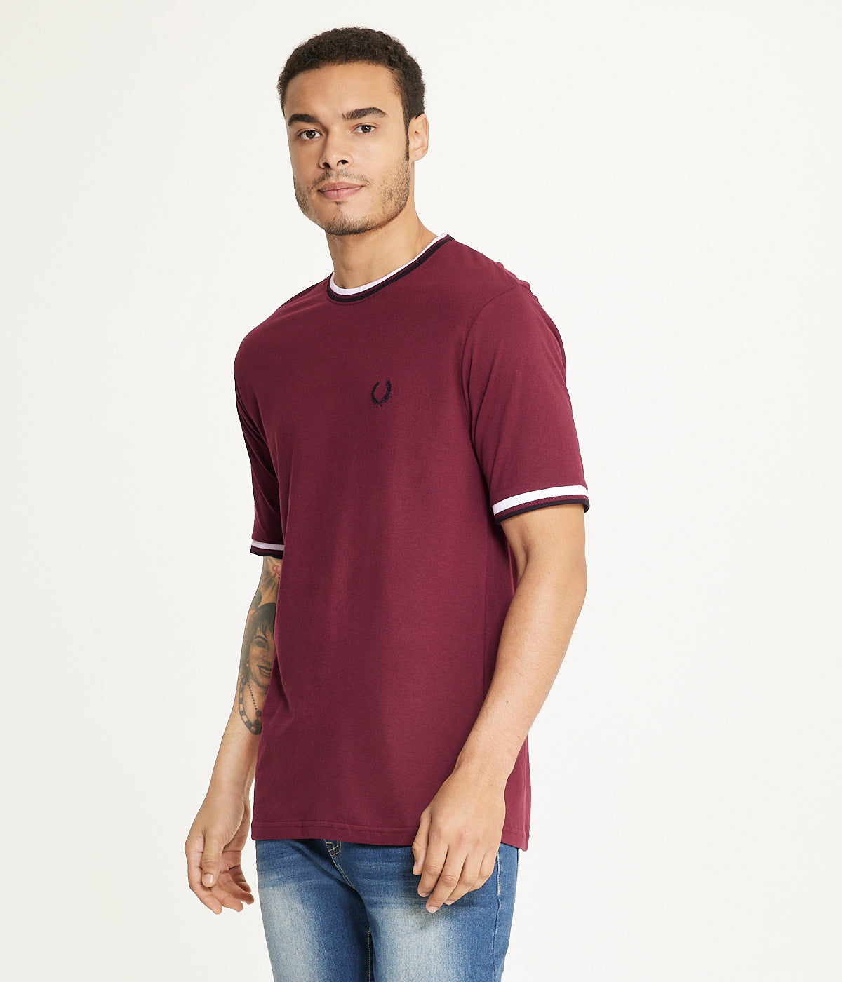 Brooklyn Laundry Men's Tonal Embroidery Crew Neck Tee