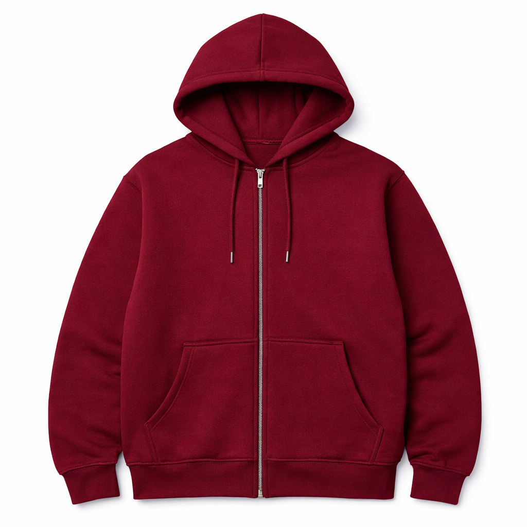 Fleece Zip-Up Hoodie