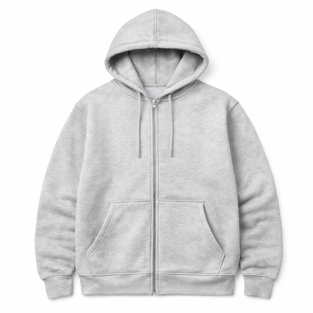 Fleece Zip-Up Hoodie