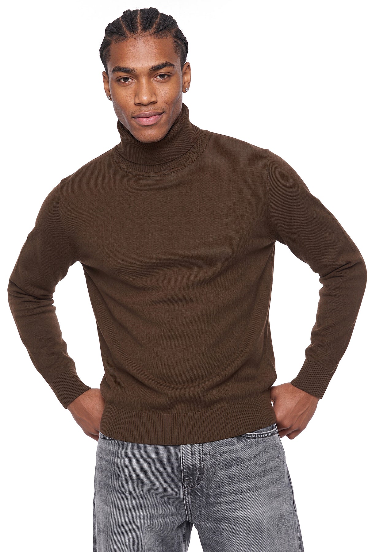 Classic Long Sleeve Turtleneck Sweater