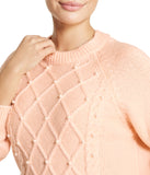 Embellished Cable Pullover