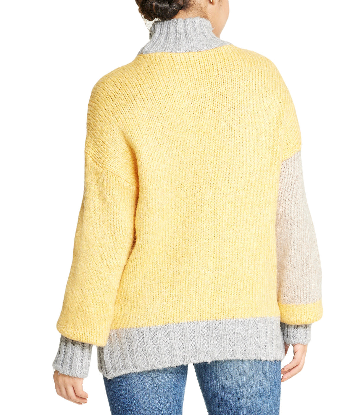 Color Block Tunic Sweater