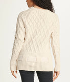 Diamond Belted Tunic Sweater