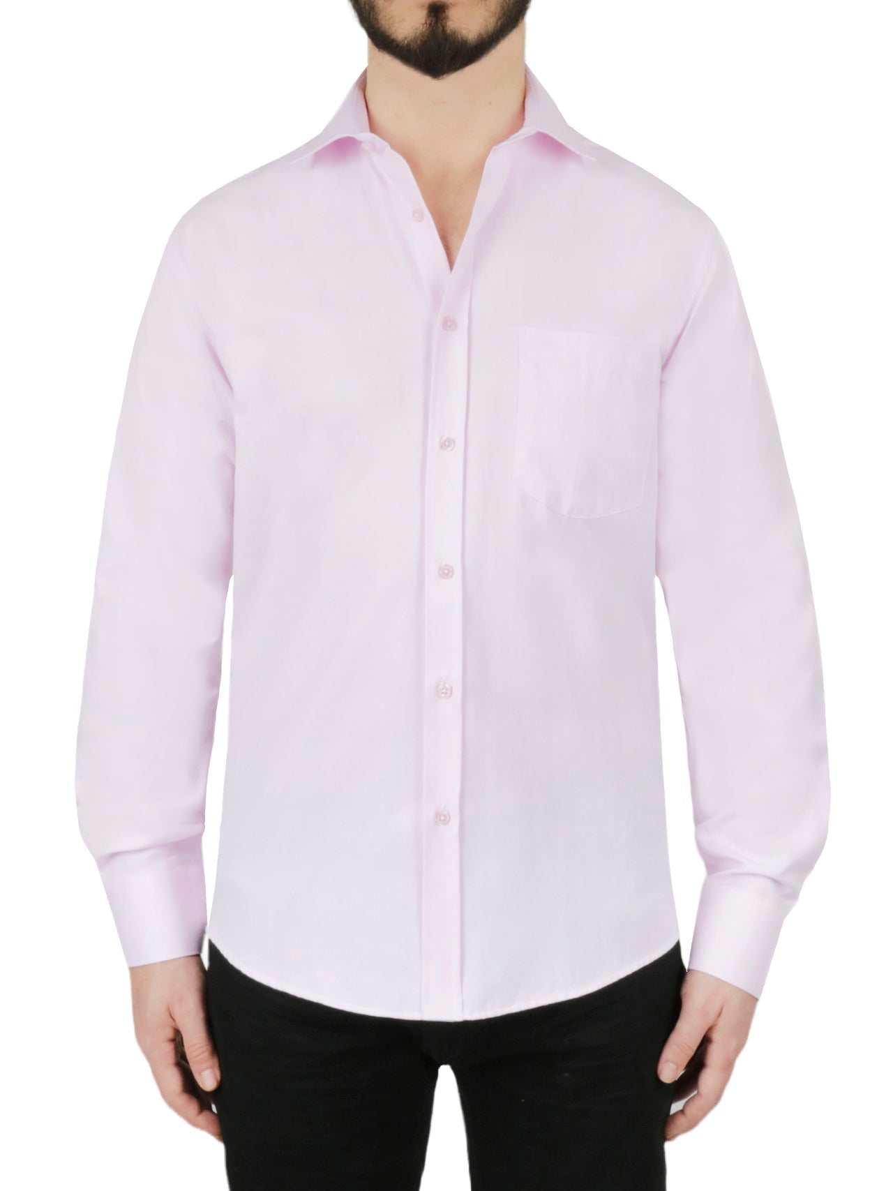 Solid Pink Dress Shirt
