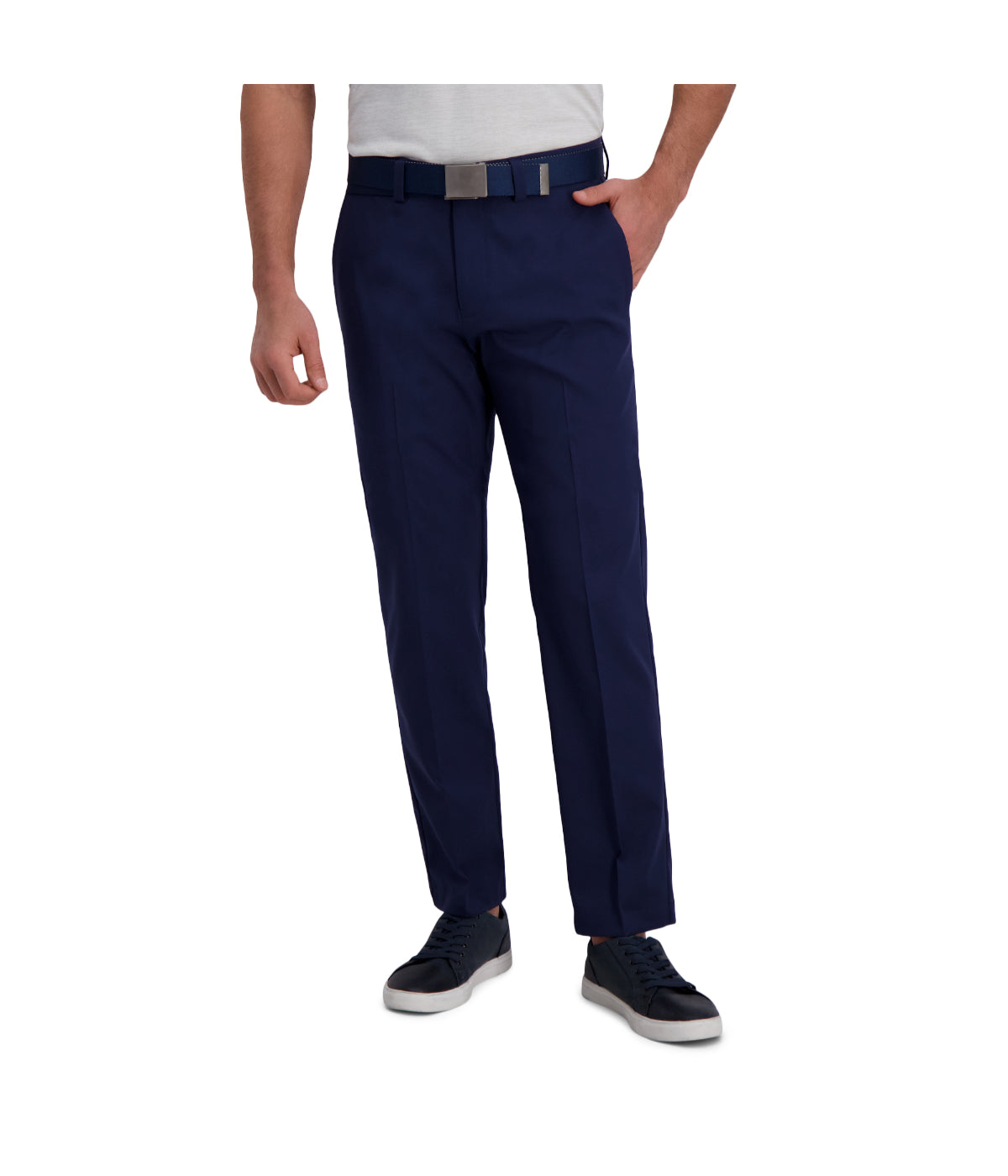green emerald velvet dress Haggar Premium Comfort Dress Pants - Tonal Windowpane in Black/Charcoal main image 0