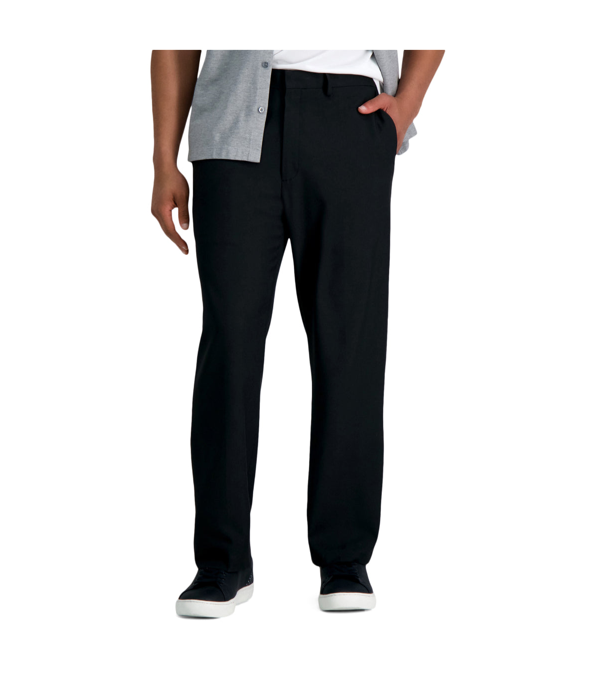 Haggar Men's Premium Comfort Dress Pant-Classic Fit Black Haggar Men's Premium Comfort Dress Pant-Classic Fit Black