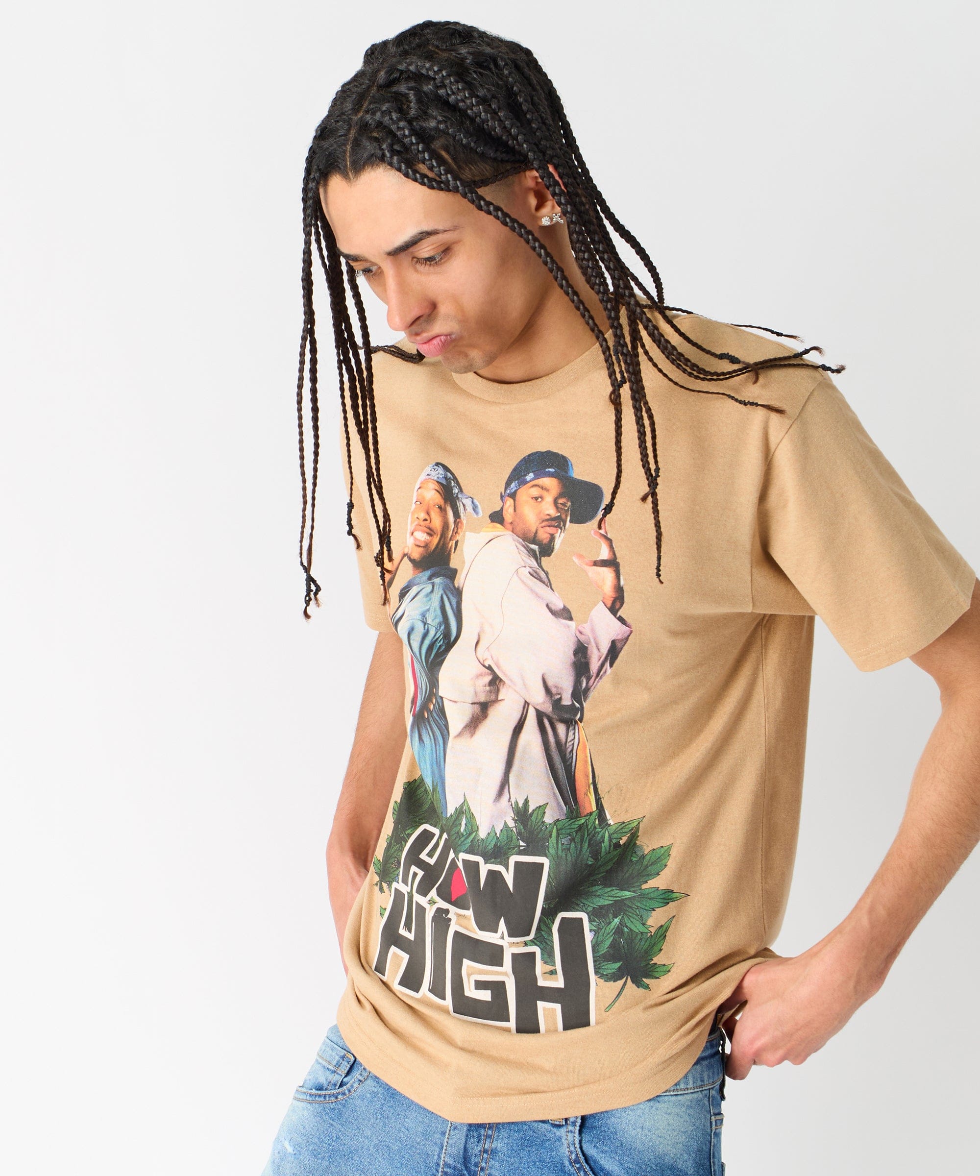 How High Short Sleeve Tee - Khaki