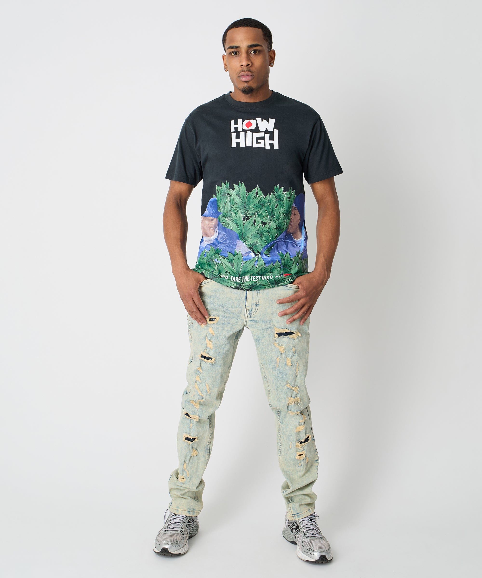 How High Short Sleeve Tee - Black