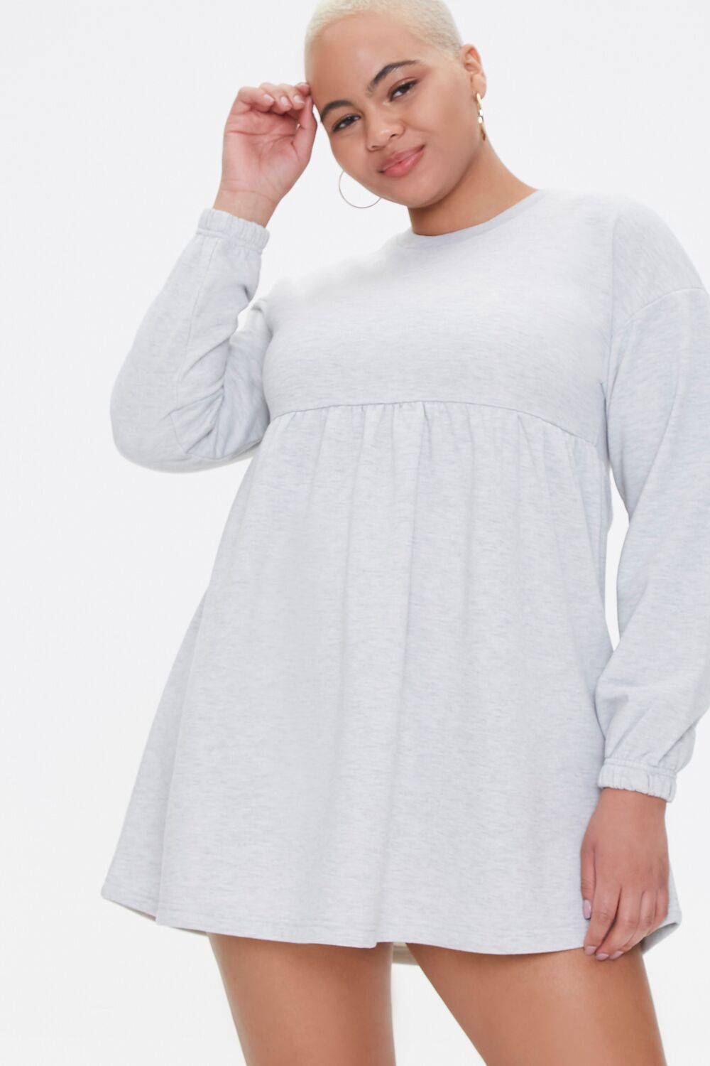 fleece mini dress Alicia Fleece Mini Dress - Black