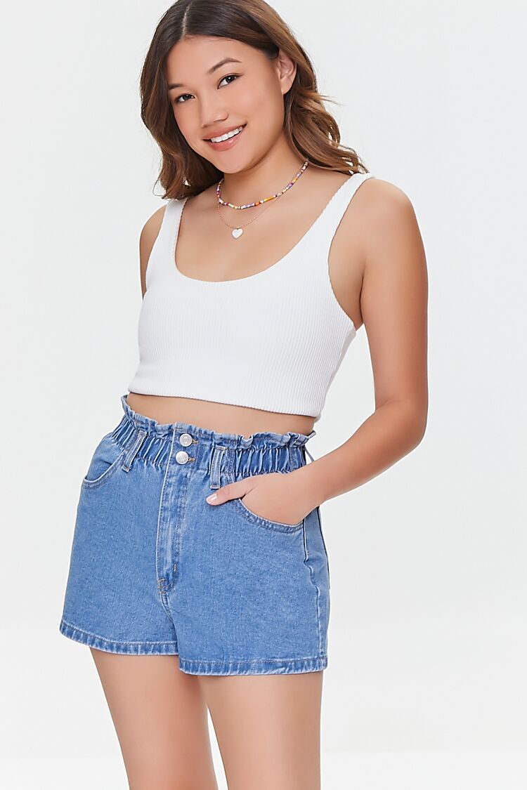 Paperbag Jean Shorts
