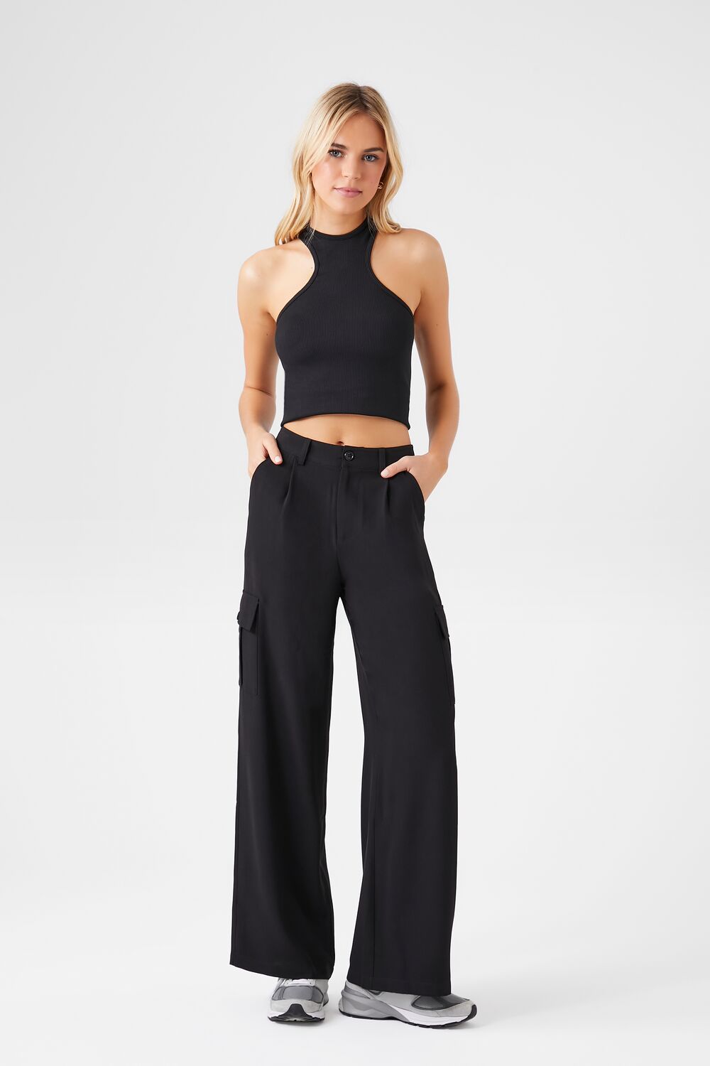 Wide-Leg Cargo Pants Wide-Leg Cargo Pants