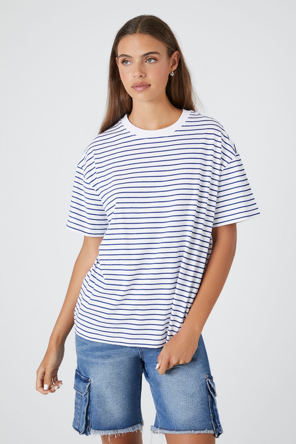 Quality Oversize Stripe Tee main image 1