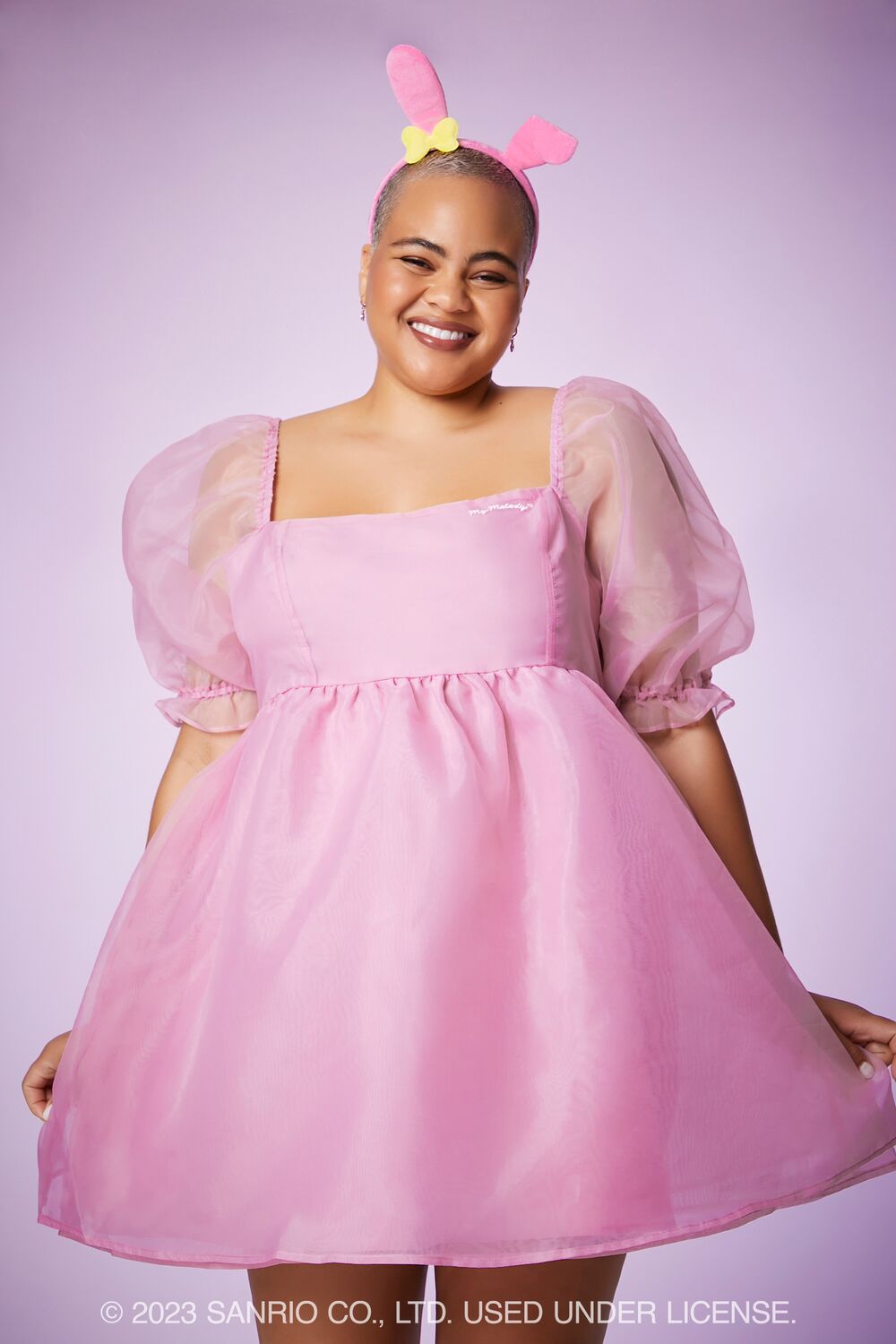 Plus Size My Melody Dress & Headband Set Plus Size My Melody Dress & Headband Set