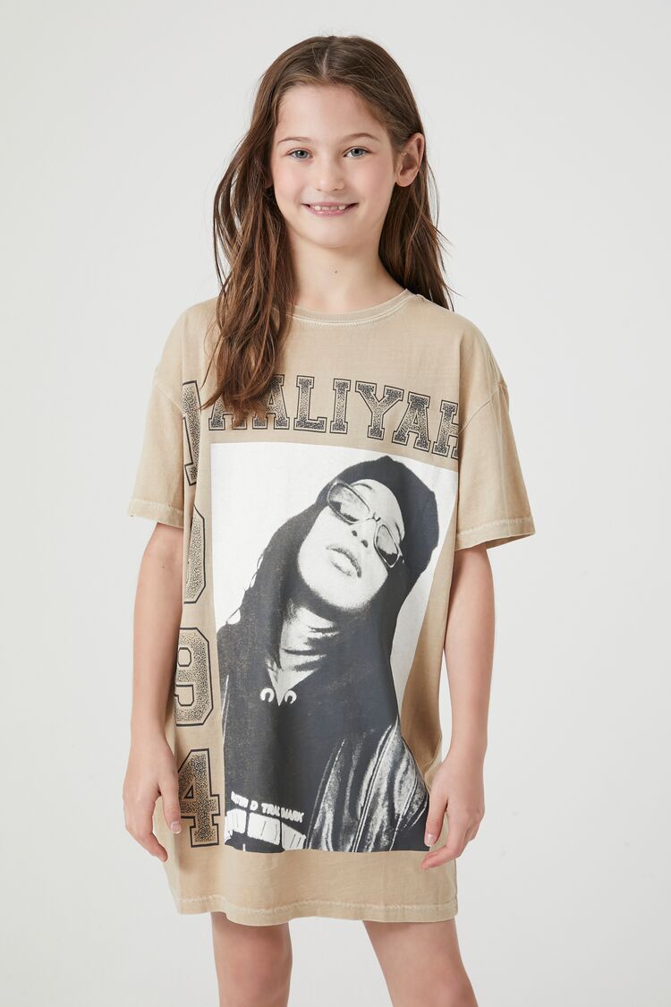 aaliyah t shirt dress Girls Aaliyah T-Shirt Dress (Kids)