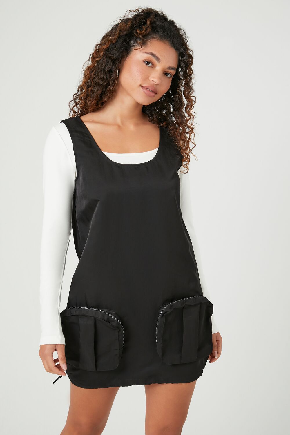 Cargo Pocket Mini Dress Cargo Pocket Mini Dress