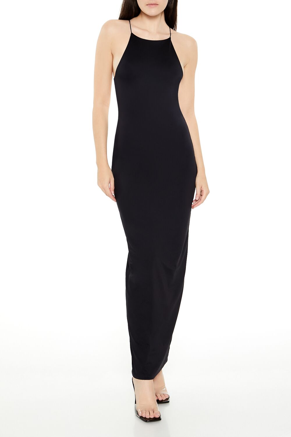 Contour Sculpt Halter Maxi Dress Contour Sculpt Halter Maxi Dress
