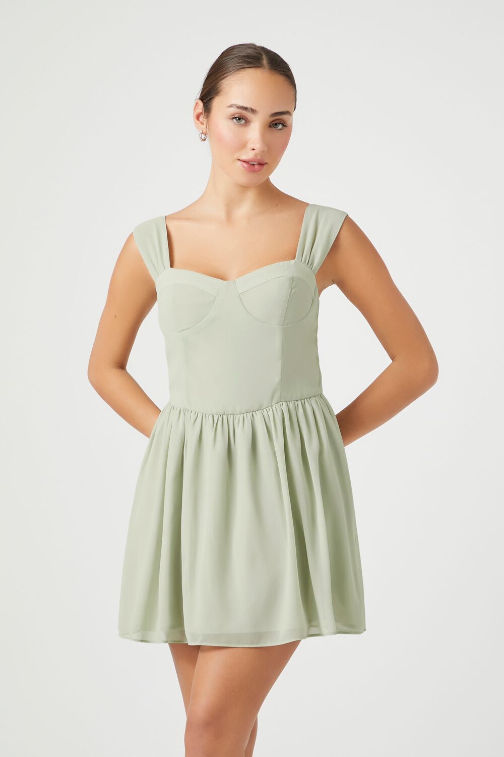 chiffon smocked mini dress forever 21 forever 21 smocked dress