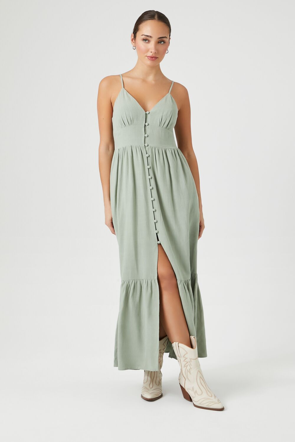 maxi flounce dress Flounce Cami Maxi Dress