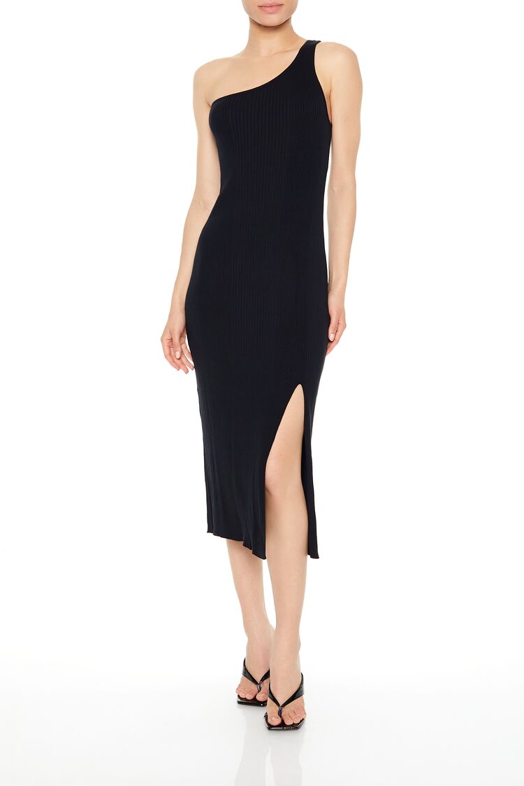 forever 21 ribbed midi dress Forever 21 Womens Rib Midi Dress with Slight Scoop Back, Slim Fitted  Silhouette and Stretch Fabric for Everyday Casual to Elevated Styling, XS-XL