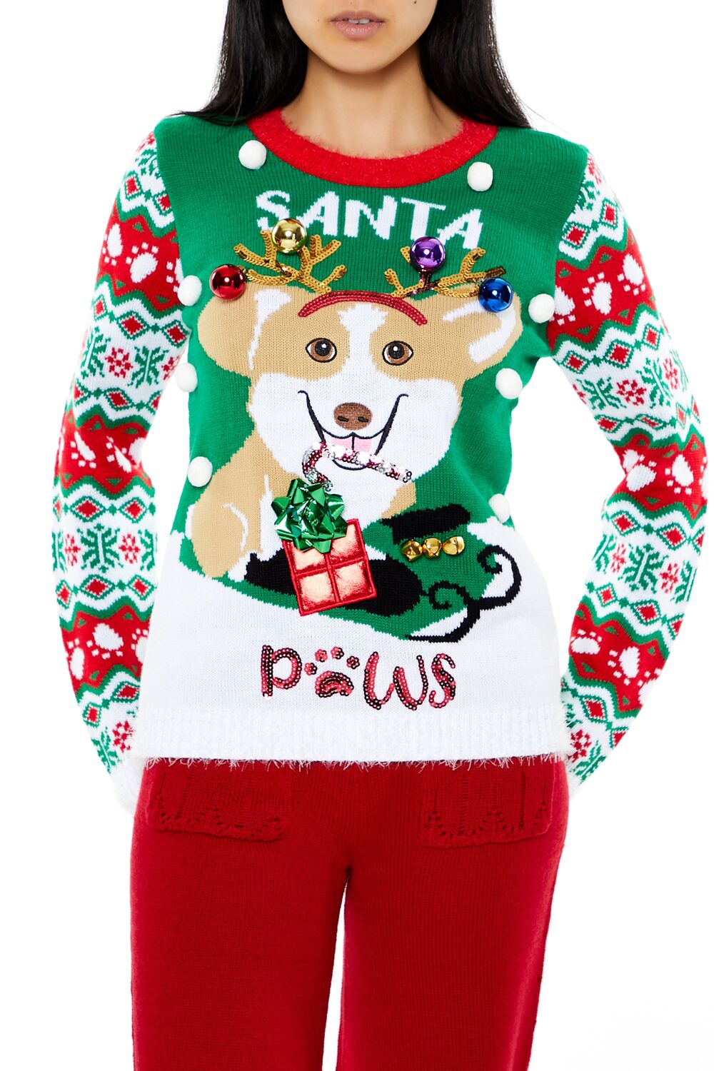 Santa Paws Fair Isle Sweater Santa Paws Fair Isle Sweater
