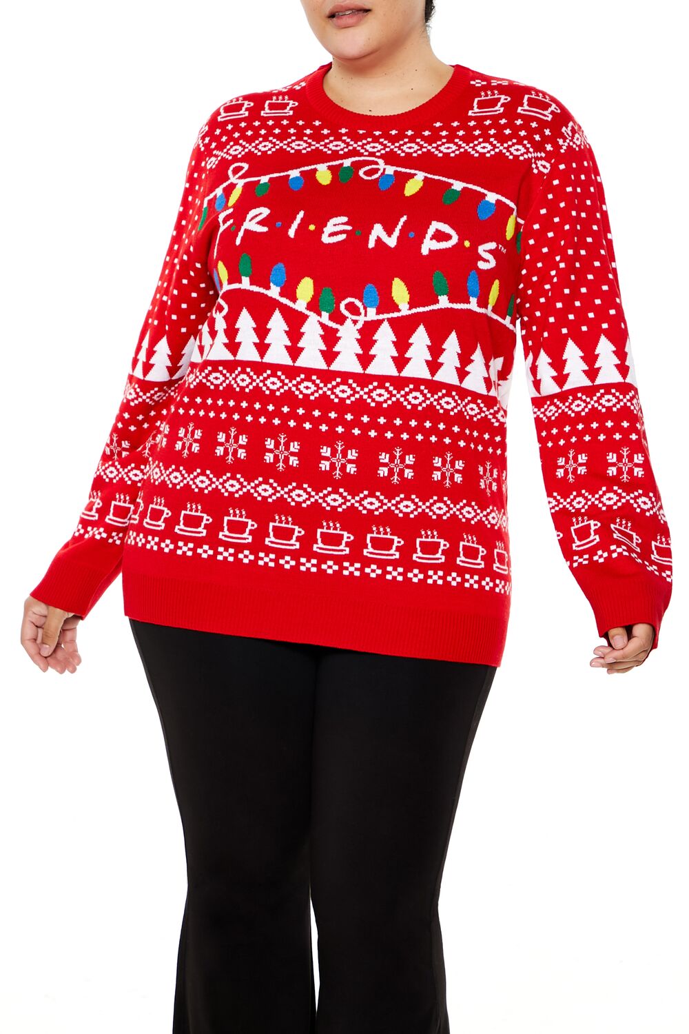 Plus Size Friends Fair Isle Sweater