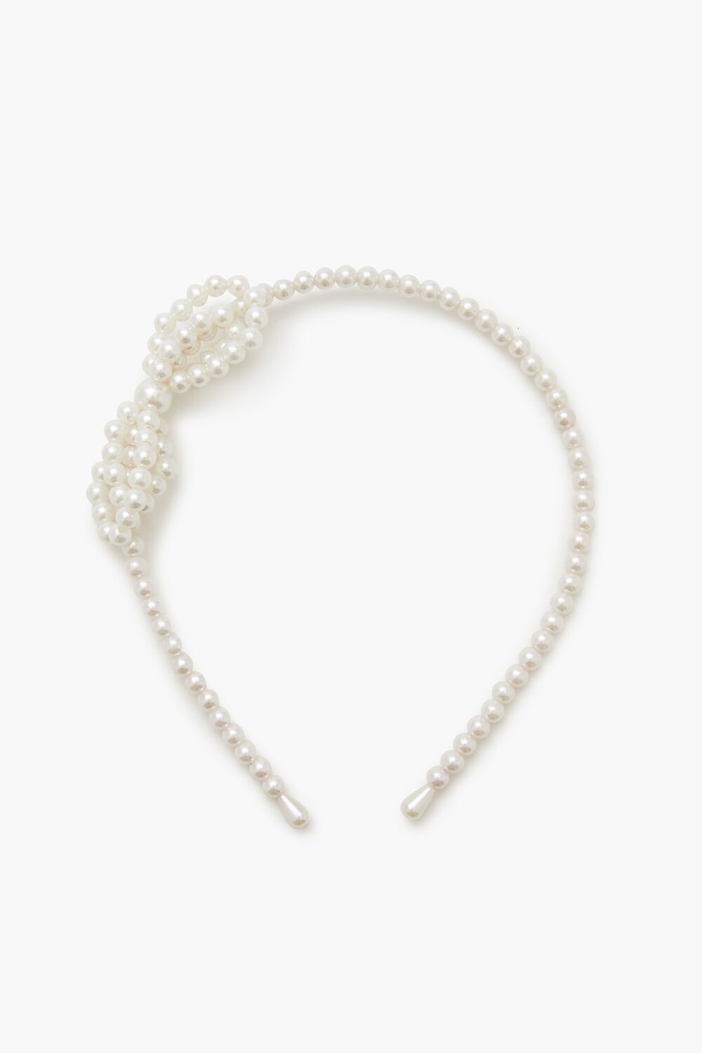 Faux Pearl Bow Headband display picture 1
