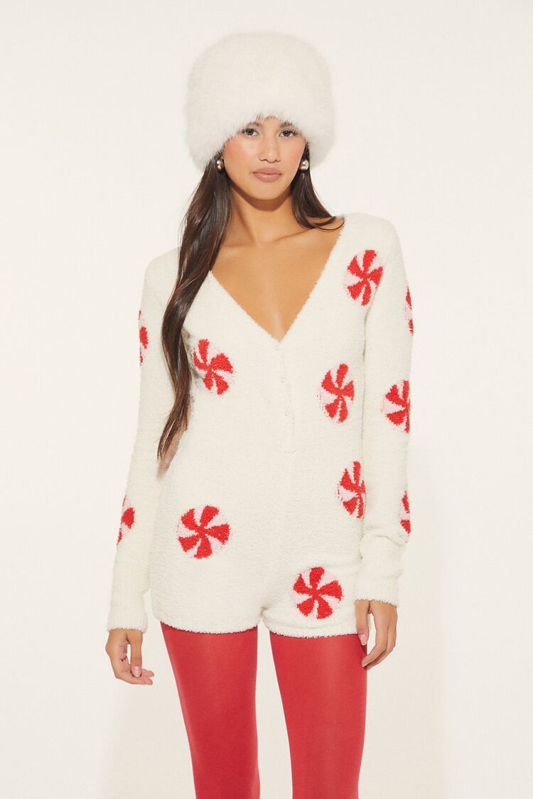 Peppermint Candy Pajama Romper Peppermint Candy Pajama Romper