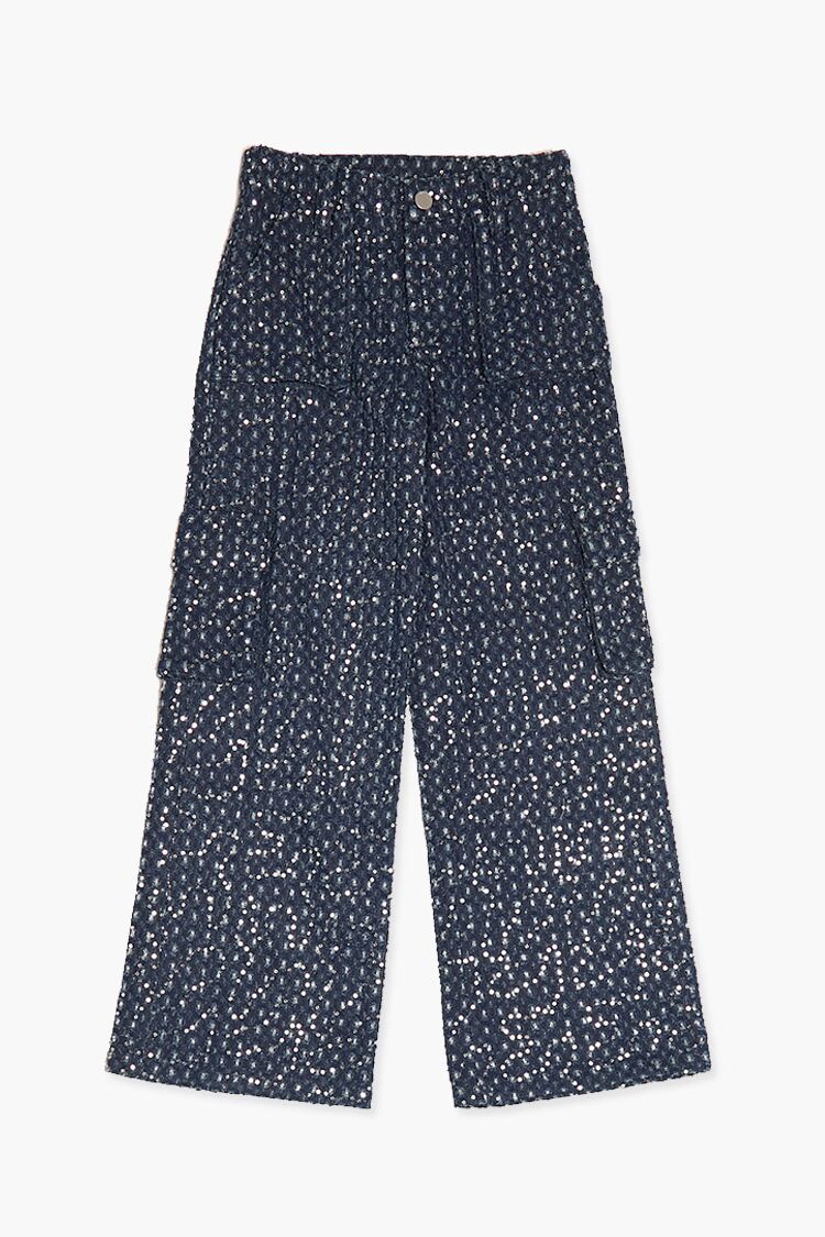 Girls Tweed Cargo Pants (Kids) - Main Image