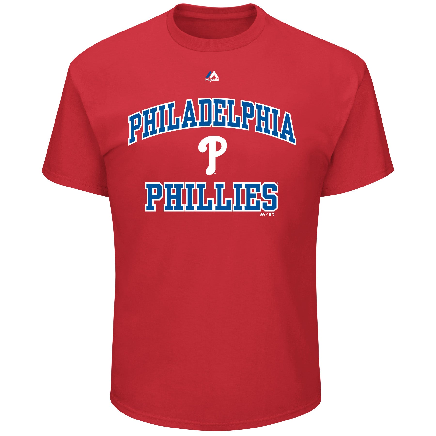 "No Place Like Home" Philadelphia Baseball Fan T-Shirt - Red, Unisex Sizes