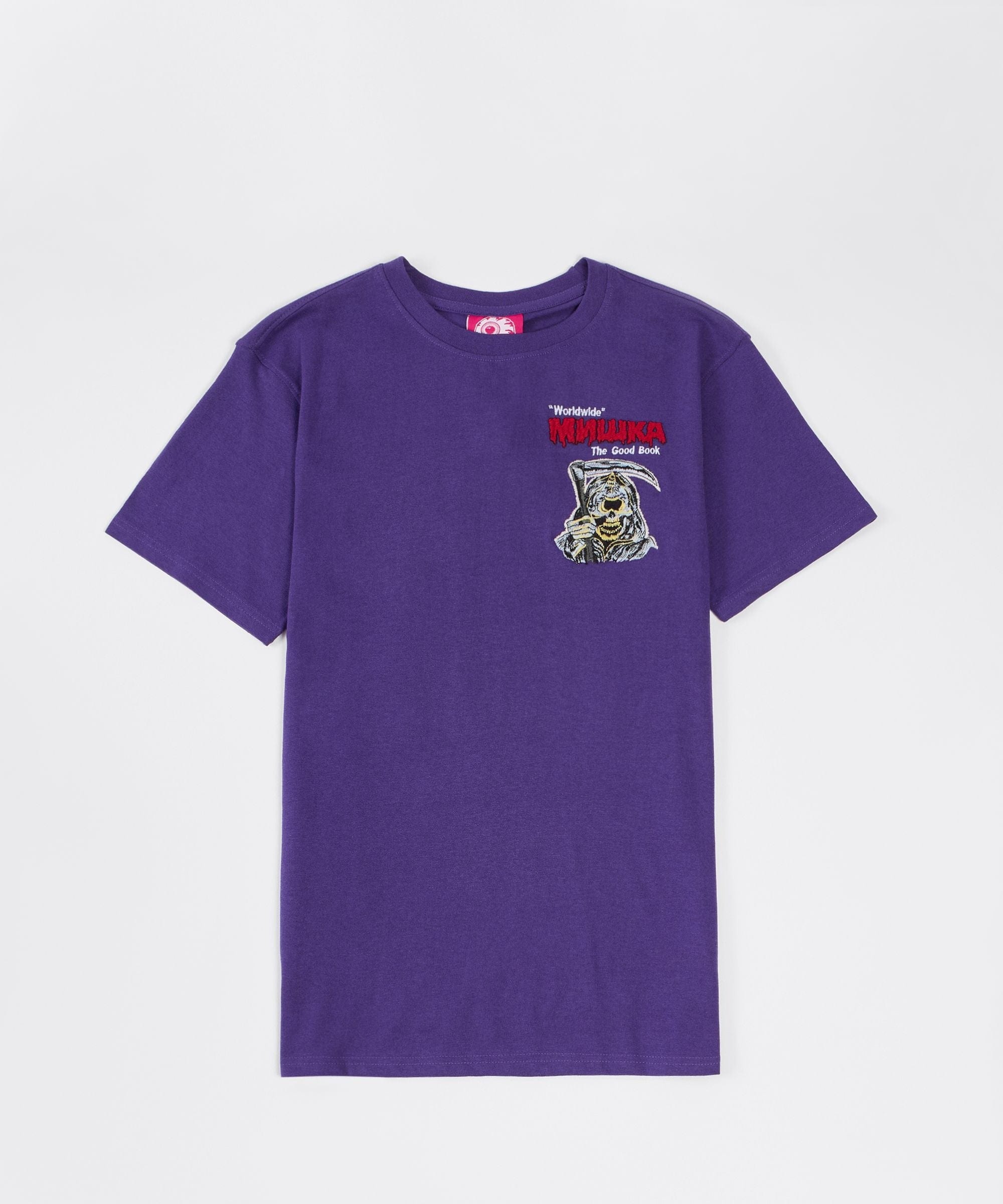 Mishka Fight Illiteracy Short Sleeve Tee - Purple