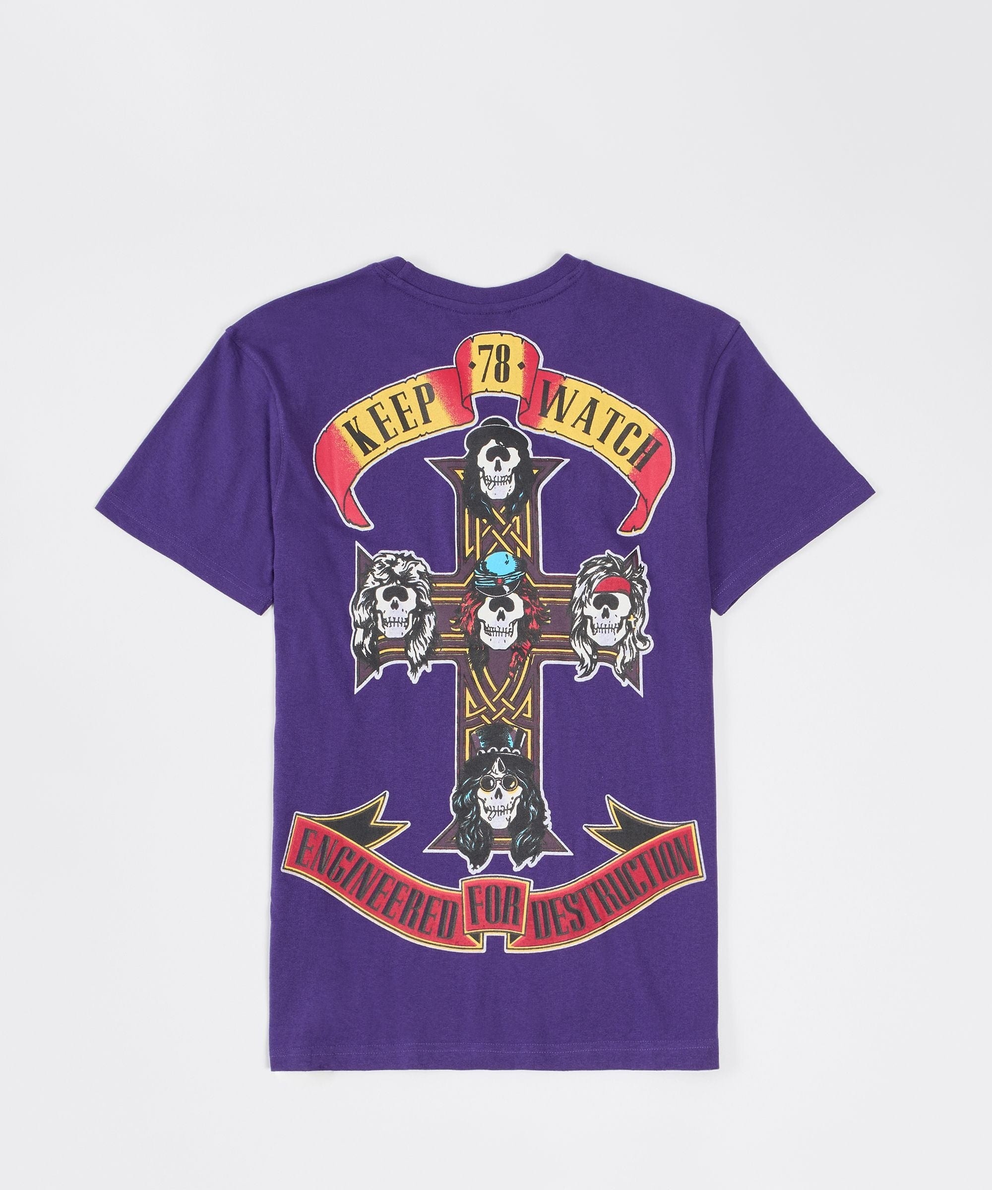 Mishka Destruction Short Sleeve Tee - Purple
