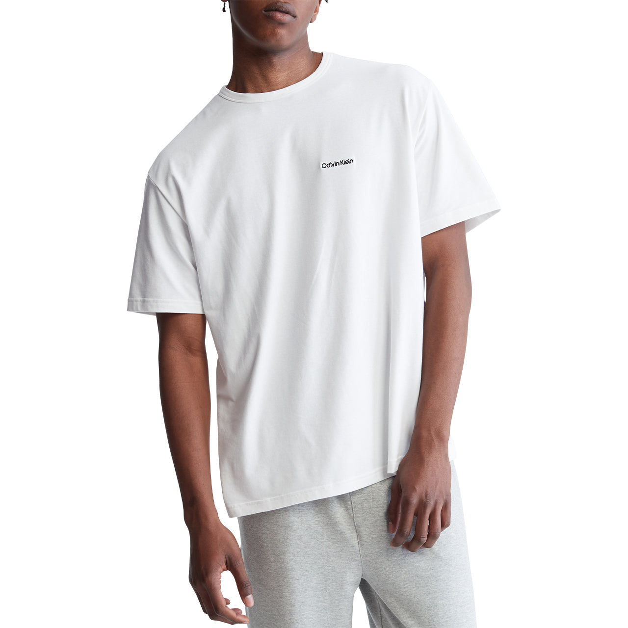 Modern Cotton Short Sleeve Crew Neck Tee Brilliant White