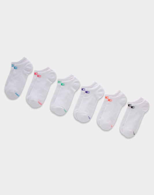 Champion Women's 6 Pack Low Cut Socks