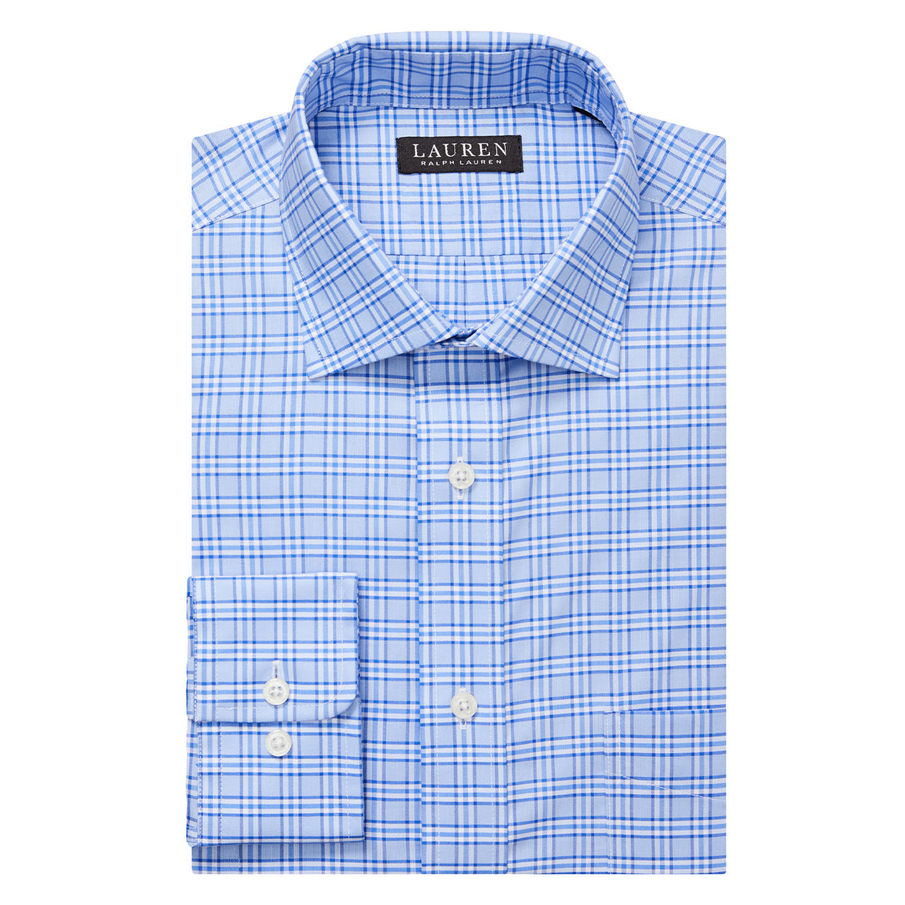 Ralph Lauren Classic Fit Ultra Wrinkle Free Stretch Shirt -Plaid