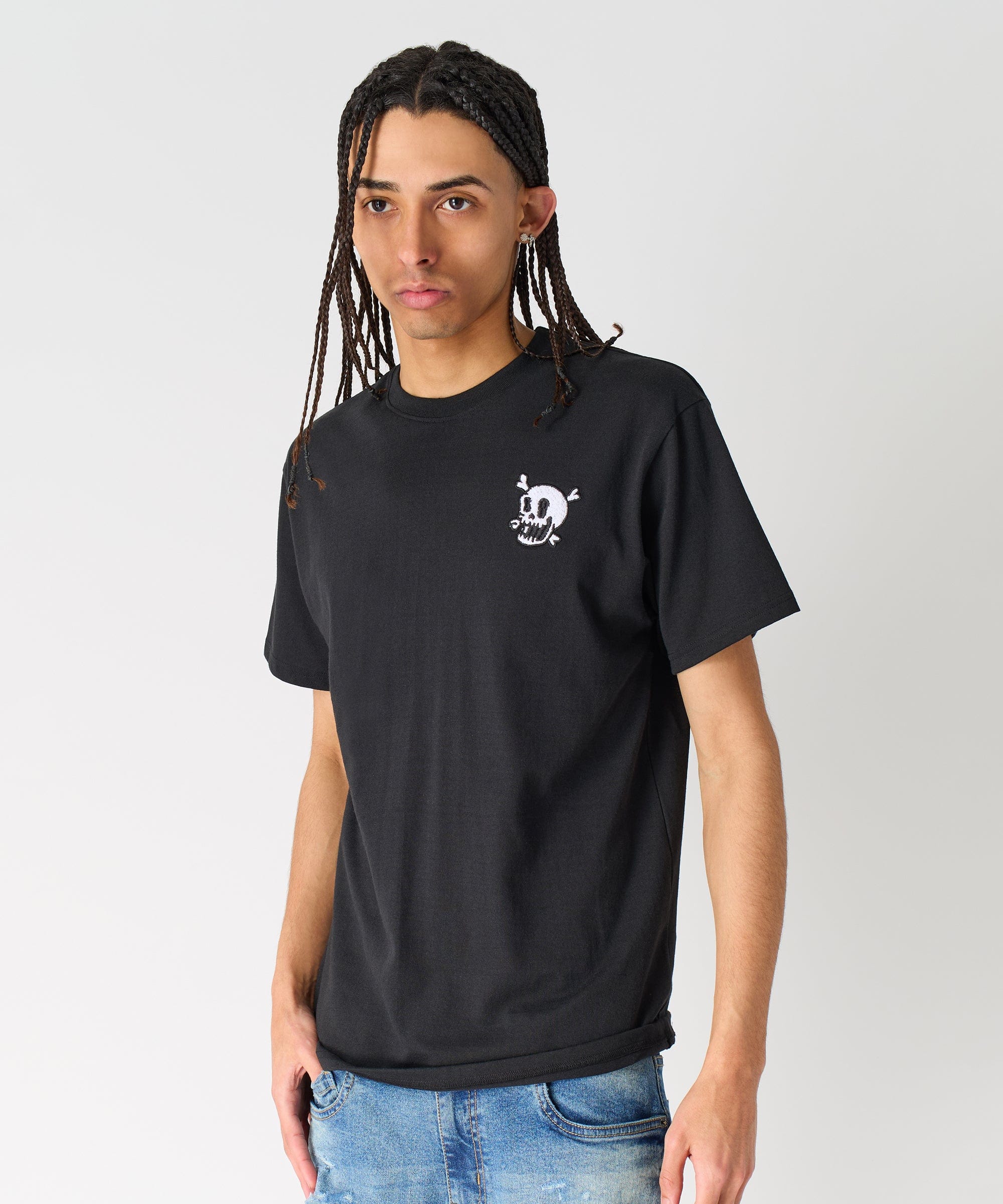 Crossbones Short Sleeve Tee - Black