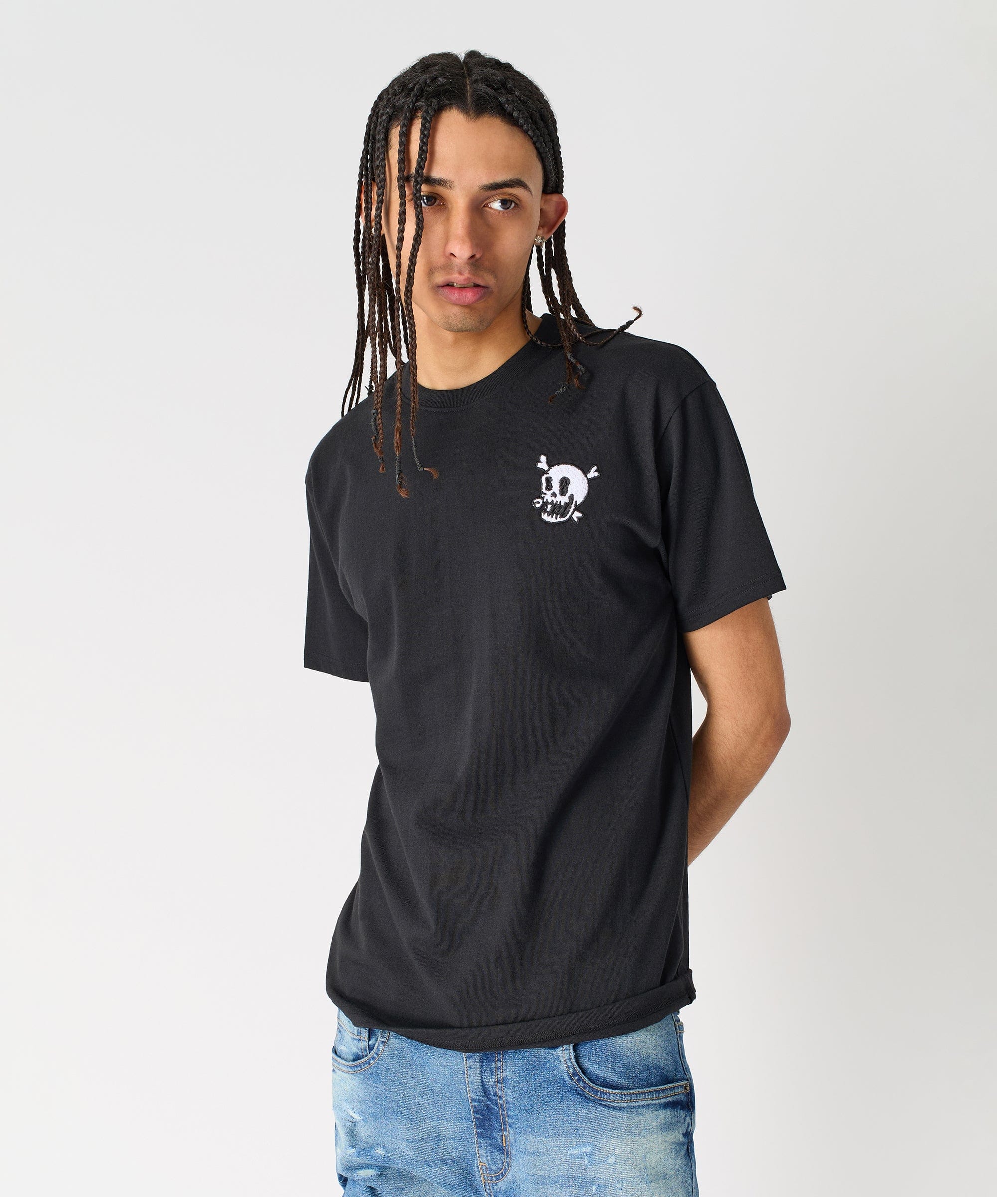 Crossbones Short Sleeve Tee - Black