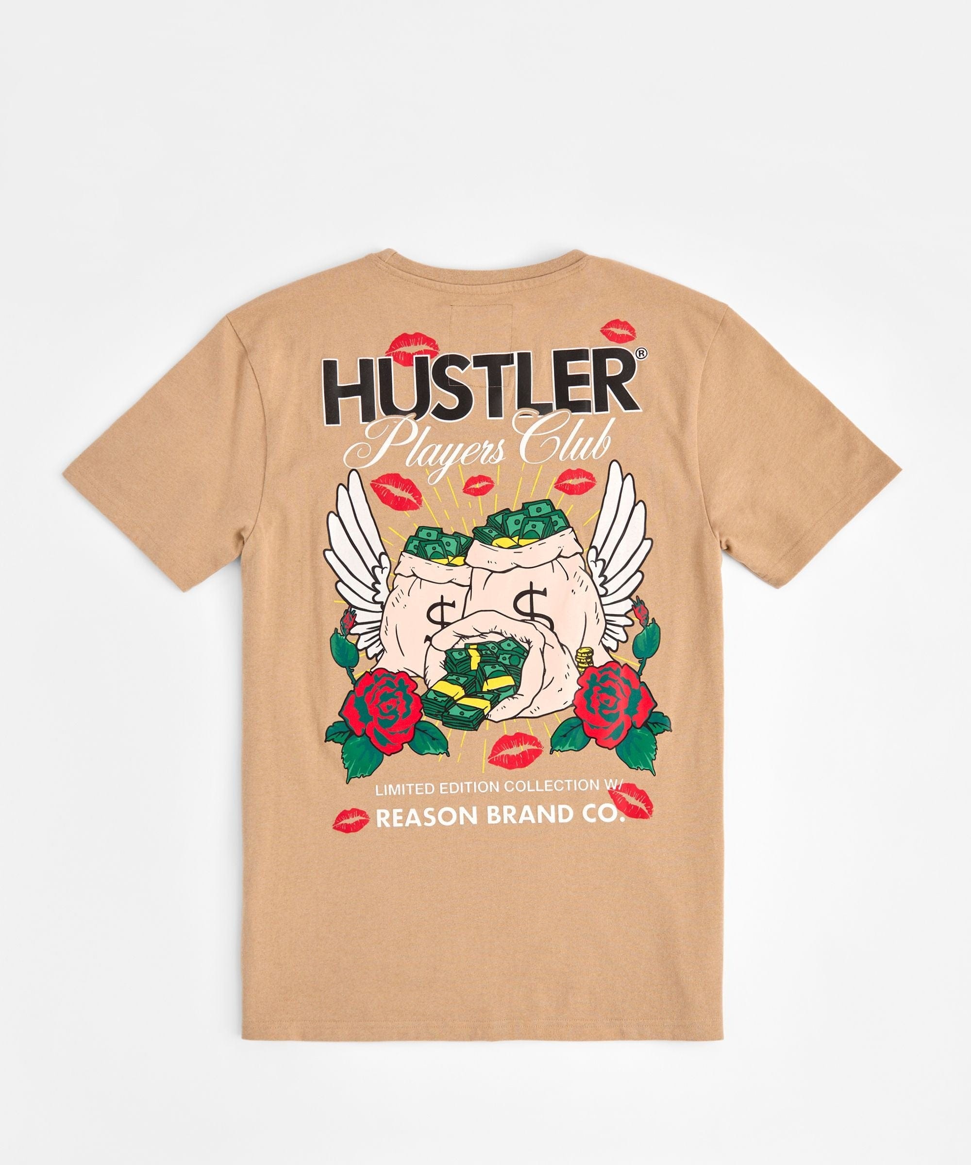 Hustler Players Club Short Sleeve Tee - Clay