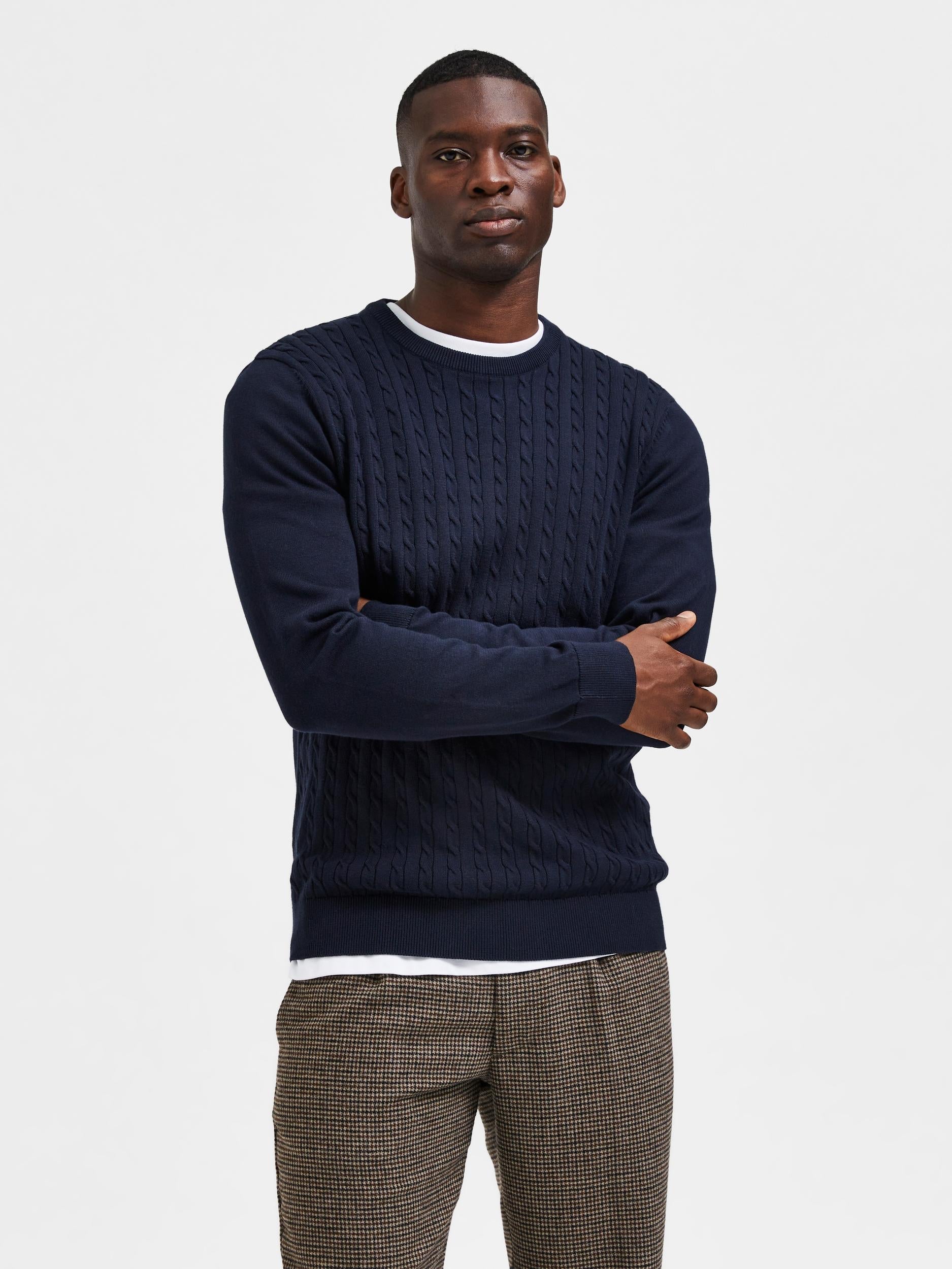 Aiko Knit Cable Crew