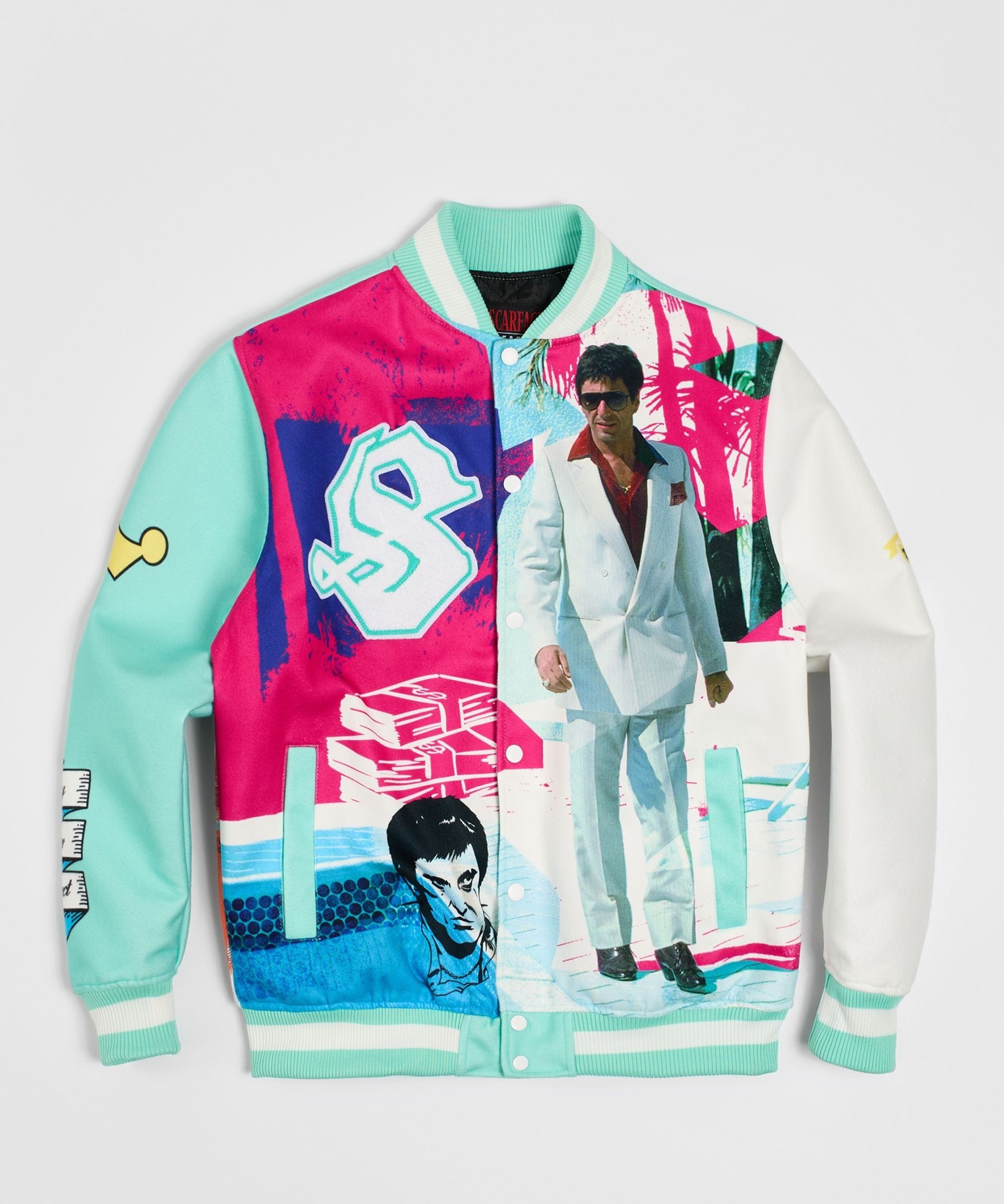 Scarface Retro Varsity Jacket - Multi