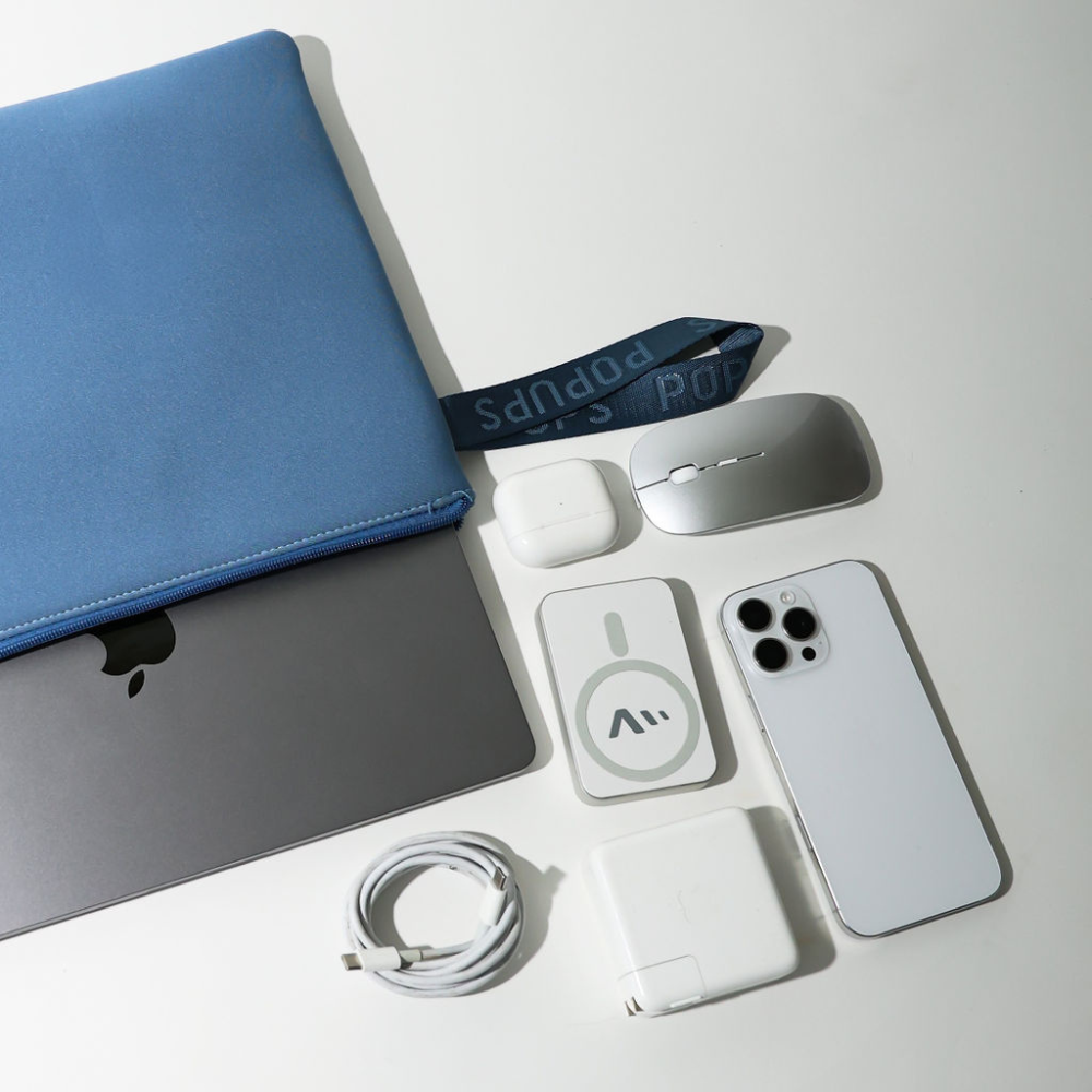 LAPTOP SLEEVE STORMY BLUE