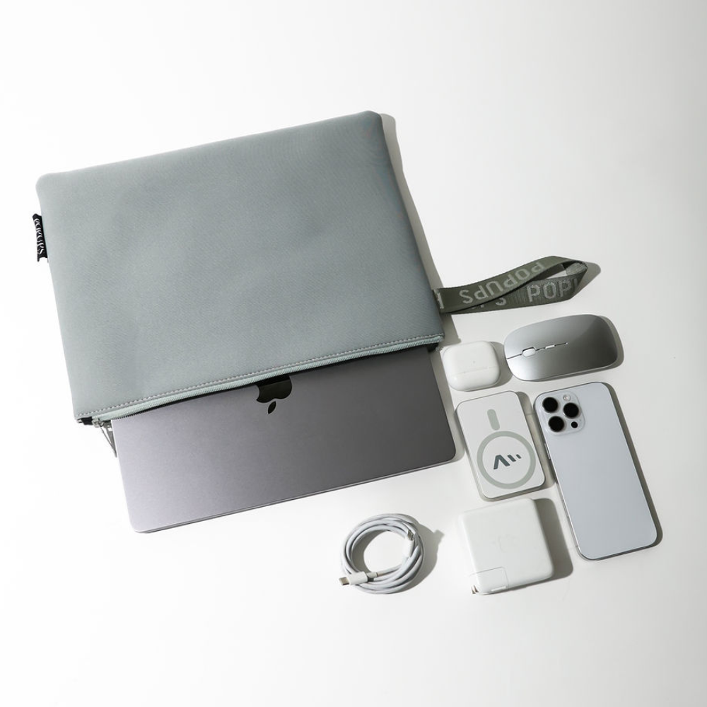LAPTOP SLEEVE STONE GREY